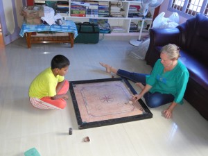 Playing Carom